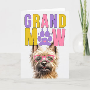 GrandMAW Cairn Terrier GrandDOG Grandföräldrar Day Helgkort