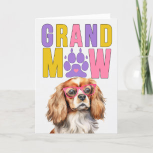 GrandMAW Cavalier Kung GrandDOG Grandföräldrar Day Helgkort