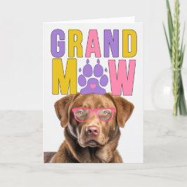 GrandMAW Chesapeake Bay Funny Grandföräldrar Day Helgkort