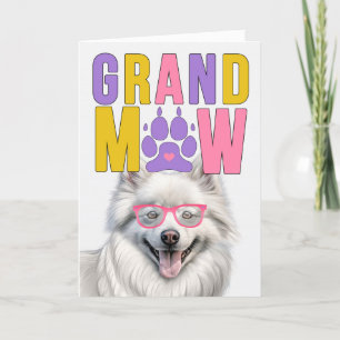 GrandMAW Eskie Hund Funny Grandföräldrar Day Helgkort