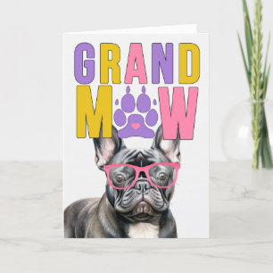 GrandMAW Frenchie GrandDOG Grandföräldrar Day Helgkort