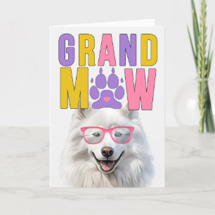 GrandMAW Samoyed GrandDOG Grandföräldrar Day Helgkort