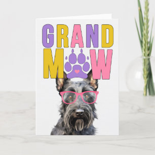GrandMAW Scottie GrandDOG Grandföräldrar Day Helgkort
