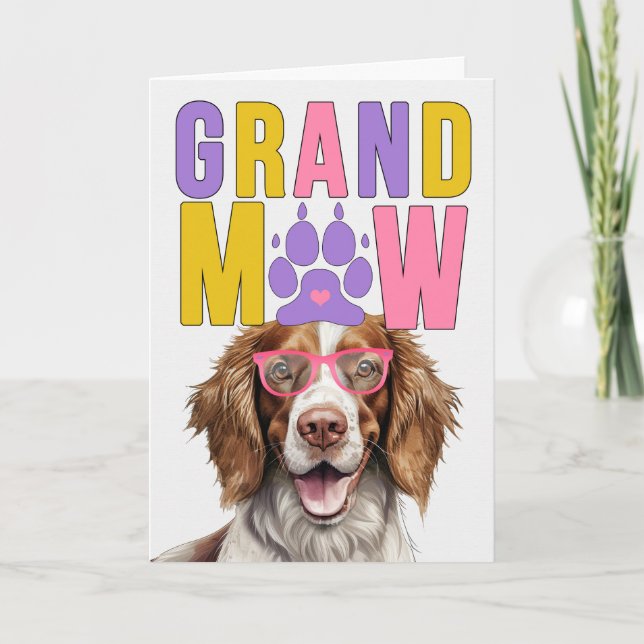 GrandMAW Springer Spain Funny Grandföräldrar Day Helgkort (Framsida)