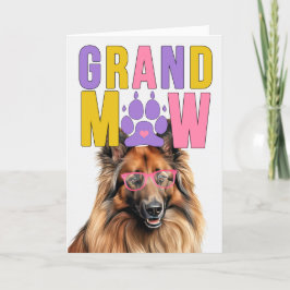 GrandMAW Tervuren GrandDOG Grandföräldrar Day Helgkort