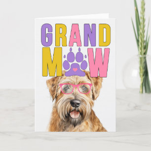 GrandMAW Wheaten Terrier Funny Grandföräldrar Day Helgkort