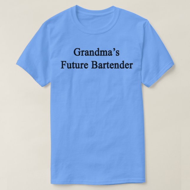 Grandmax27s Framtida Bartender T Shirt (Design framsida)