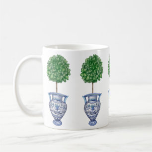 Grandmillenial chinoiserie preppy topium kaffemugg
