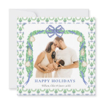 Grandmillenial Kustblå Chinoiserie En Foto