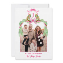 Grandmillennial jul leopard monogram foto