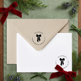 Grandmillennial rund returadress självfärgande stämpel