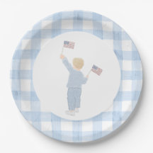 "GrandMillennium All American Boy Papper Plate"