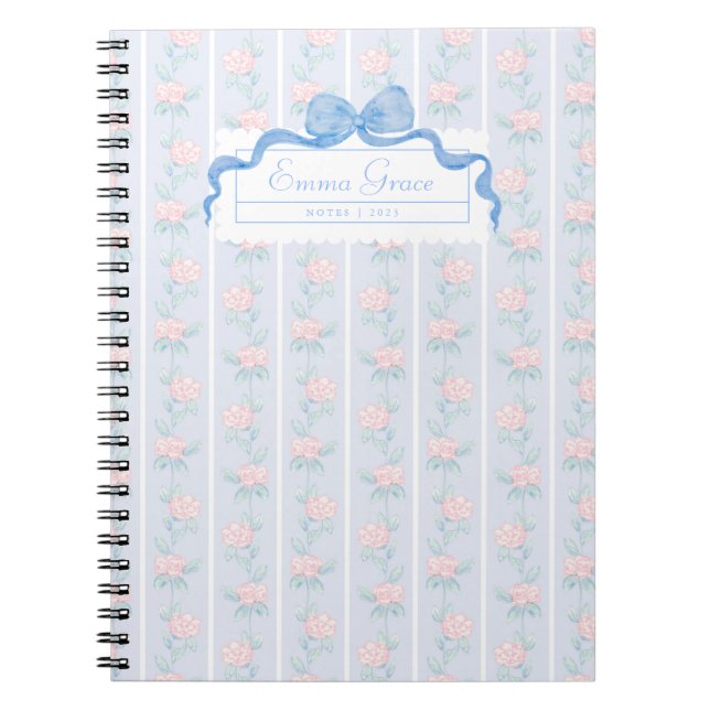 GrandMillennium Blommigt Notebook Journal Anteckningsbok (Framsidan)