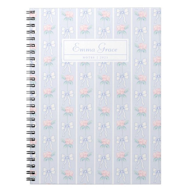 GrandMillennium Blommigt Notebook Journal Anteckningsbok (Framsidan)