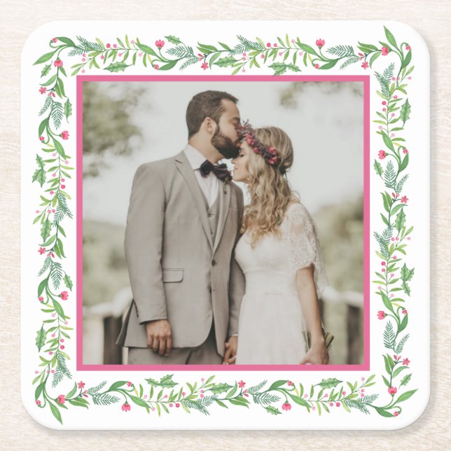 GrandMillennium Evergreen Swag | Foto Underlägg Papper Kvadrat (Framsidan)