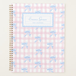 GrandMillennium Gingham med Bows Planner