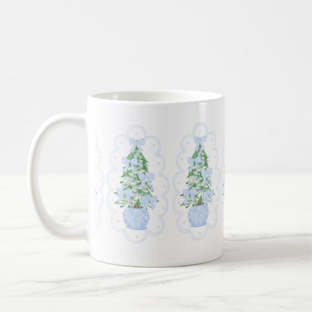 GrandMillennium Julgran Mugg Scalloped Kant (Vänster)