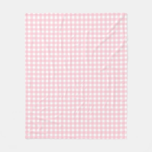 GrandMillennium Preppy Rosa Play Gingham Fleecefilt (Framsidan)