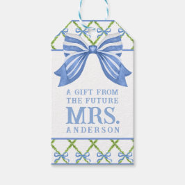 GrandMillennium Topiary | Framtida fru Presentetikett