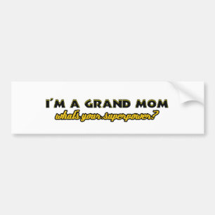 Grandmom designer bildekal