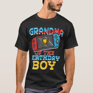 Grandmom Of Gamer Video Game Lover Gamer retro fun T Shirt