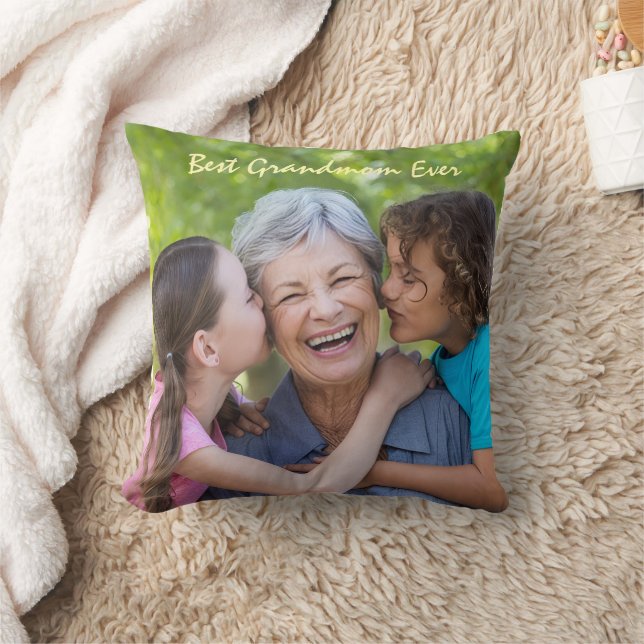 Grandmom Personalized Cushion Mother’s Day Kudde (Filt)