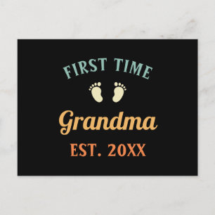 Grandmor Abuela Nonna Grammy First Time Grandma Vykort