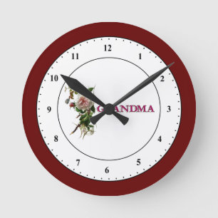 Grandmor Antique Ro Round Clock Rund Klocka