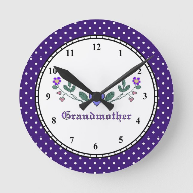 Grandmor Clock Rund Klocka (Framsida)
