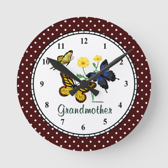 Grandmor Clock Rund Klocka (Framsida)