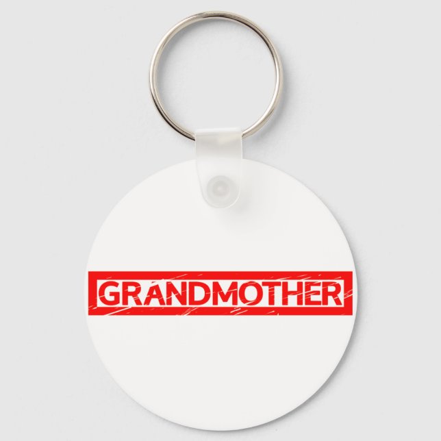 Grandmor Frimärke Nyckelring (Framsida)