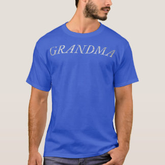 Grandmor Grammy Grandma Simple Mors dag Cel T Shirt