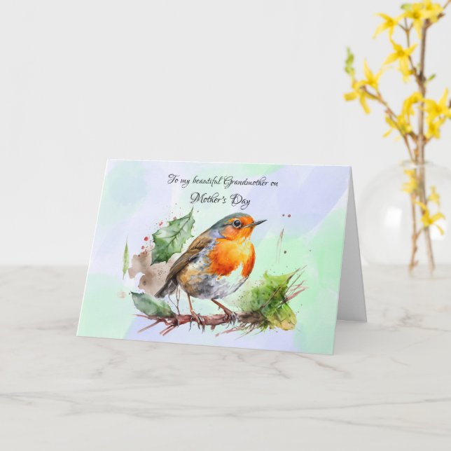 Grandmor Mors dag Kort (Gul blomma)