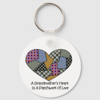 Grandmor Patchwork Keychain Nyckelring