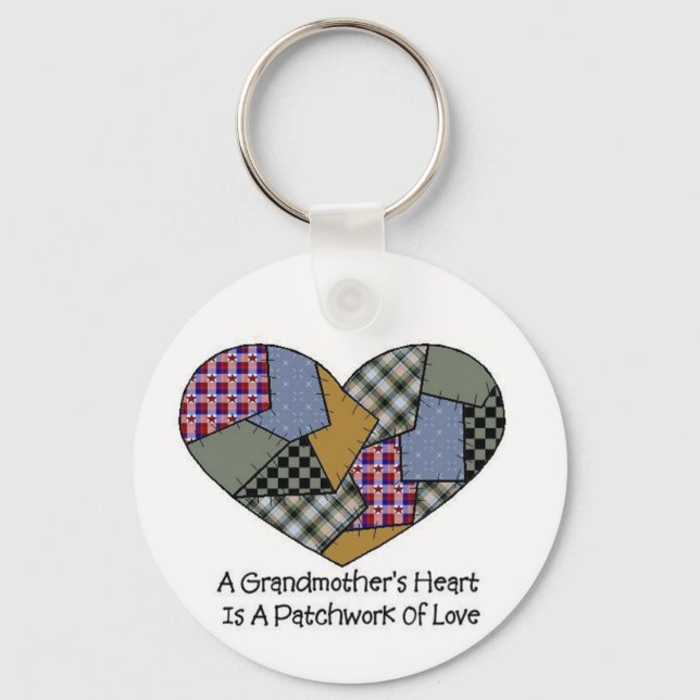 Grandmor Patchwork Keychain Nyckelring (Framsida)