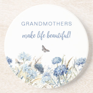 Grandmor Wildblommy Dusty Blue Mors dag Underlägg