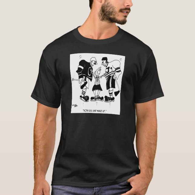 Grandmotherly hockeydomare t shirt (Framsida)