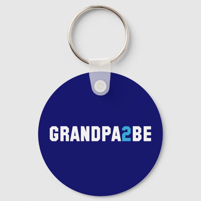 Grandpa2Be - Grandpa to be Nyckelring (Framsida)