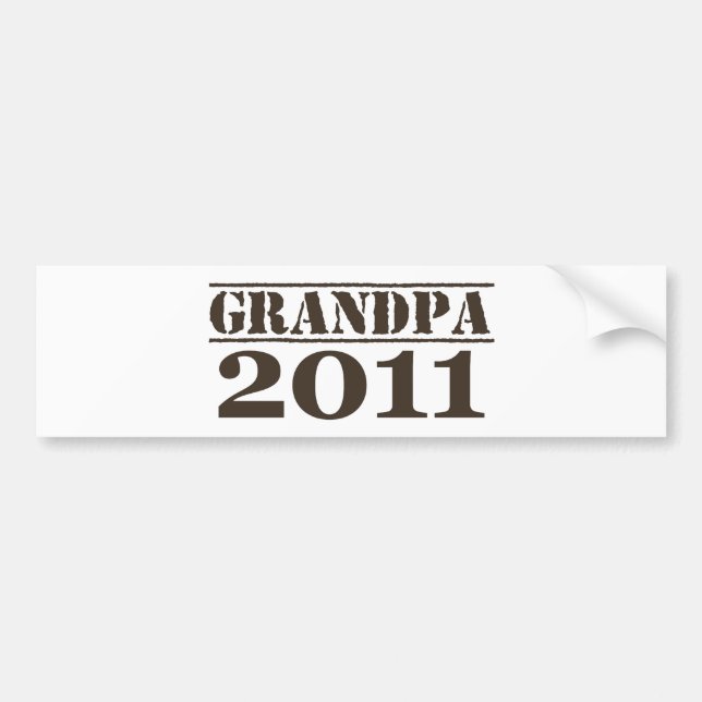 Grandpa 2011 bildekal (Framsidan)