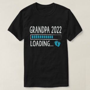 Grandpa 2022 Loading Funny Gravid Notification T Shirt