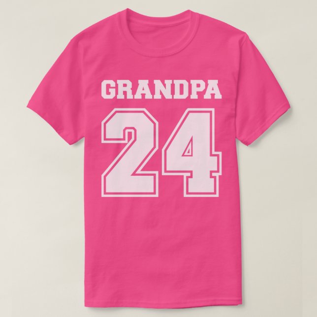 Grandpa 2024 for gravid Notice T Shirt (Design framsida)
