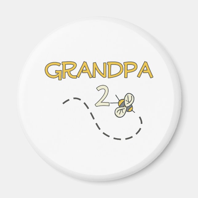 Grandpa 2 Bee Magnet (Framsidan)
