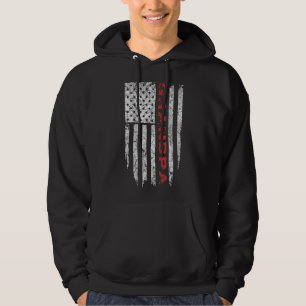 Grandpa American Flagga Fars dag Hoodie