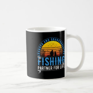 Grandpa And Granddaughter Fishing Buddies For Life Kaffemugg