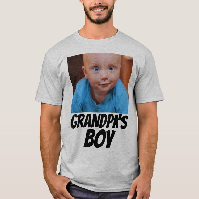 GRANDPA ANPASSNINGSBAR T-SHIRTS - LÄGG TILL GRANDC (Framsida)