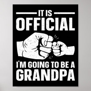 Grandpa Art För manar Fars dag Grandparent Grandve Poster