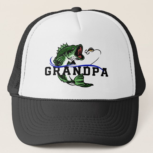 Grandpa Bass Fishing Keep'n it Reel Keps (Framsida)