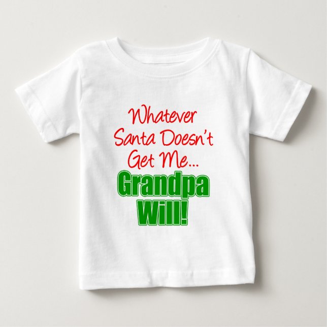 Grandpa Bättre än Santa Santa Tee (Framsida)