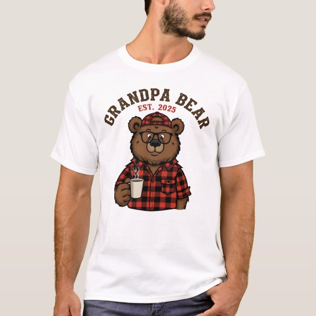 Grandpa Bear 2025 hoodie/t-shirt T Shirt (Framsida)
