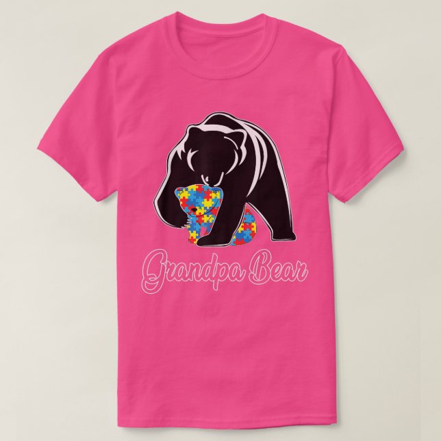 Grandpa Bear Autism Awareness Autism Premium 967  T Shirt (Design framsida)